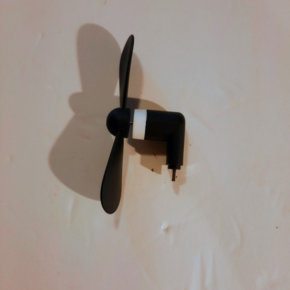 Micro USB Cell Phone Fan for Android - Smartphone - Black - stay cool! - Picture 2 of 4